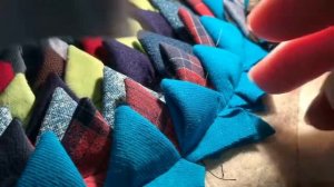 Как шить коврик из уголков ткани