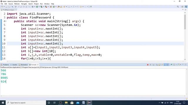 Finding Password from Stable and Unstable Numbers | Logic Building Programs | Placement Problems смотреть онлайн