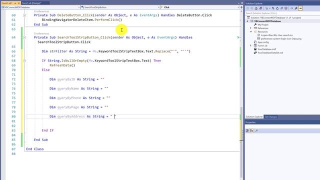 Visual Studio 2019 : VB.NET The Easy Way : How to Search Data in SQL Server Database (.mdf file) смотреть онлайн