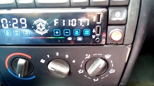 Инсталляция Китайской сенсорной магнитолы вместо штатной CAR-400 в Опель Вектра Б. Модель: av 119 смотреть онлайн