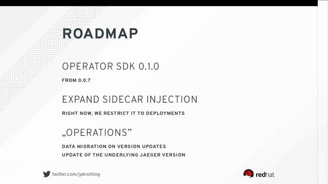 Jaegar Operator Introduction and Update Juraci Paixão Kröhling (Red Hat) смотреть онлайн