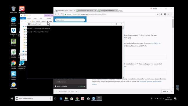 Install Scrapy on Windows using Anaconda смотреть онлайн