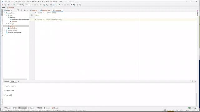 #7 .gitignore file : How to ignore non interesting files from version control using gitignore file. смотреть онлайн