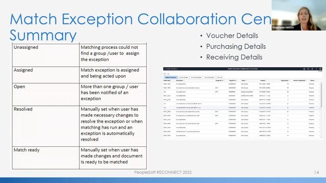 2022 PeopleSoft Reconnect: 18. Best Practices in Match Exception Processing смотреть онлайн