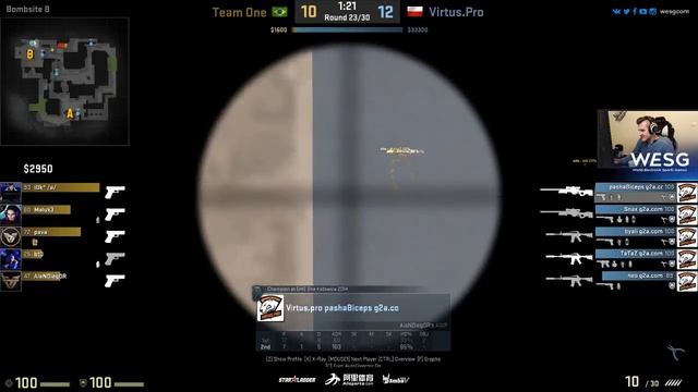 CS:GO Virtus.Pro Vs TeamOne Pasha Ace