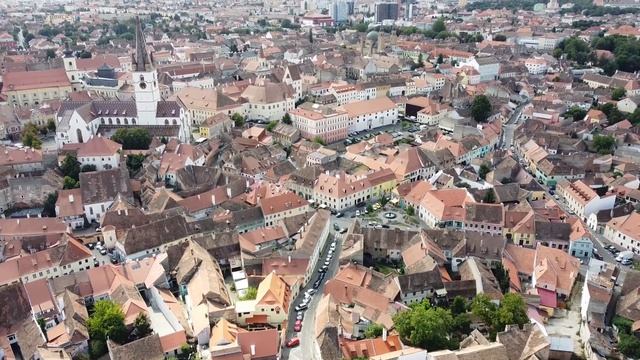 Sibiu Town and Houses from Above by DRONE! - Sibiu Romania - ECTV смотреть онлайн