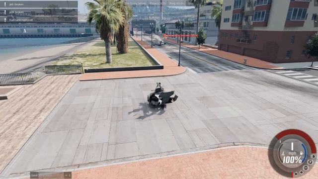 Escaping an ATTACK PLANE in BeamNG Drive Mods!! смотреть онлайн