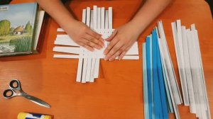 Видео урок для 5-6 классов - Плетёная корзинка из бумаги