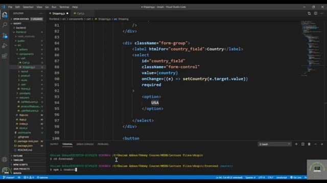 React js Tutorial # 88| How to Handle Shipping Information in ReactJs Handle Shipping Info смотреть онлайн