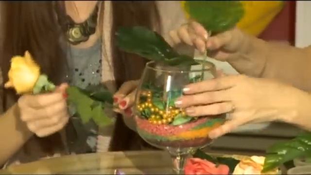 Оформление вазы своими руками смотреть онлайн