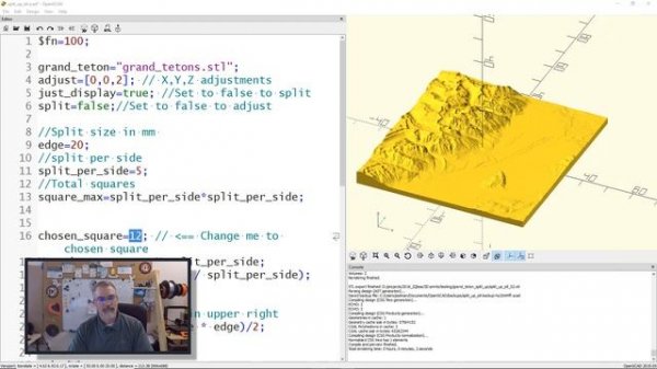 3D Printing: Splitting up an stl file with Openscad