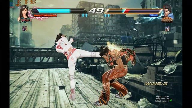 Tekken Josie 5 01 Is unstoppable !! смотреть онлайн