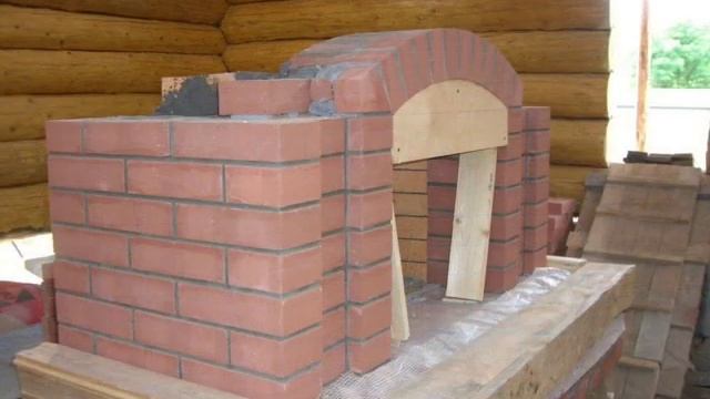 Кирпичный камин и печь смотреть онлайн