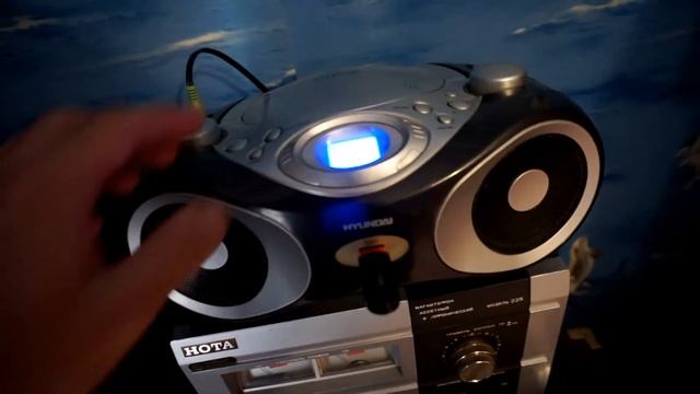 Универсальная магнитола Hyundai Н-1403. CD- mp3- USB- FM смотреть онлайн