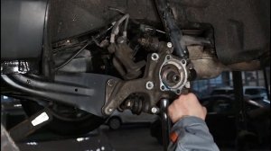 Замена заднего подшипника ступицы Skoda Yeti