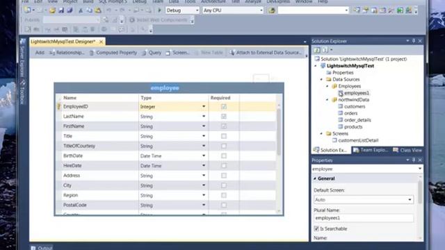 Connect Visual Studio Lightswitch to MySQL смотреть онлайн