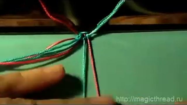 Самая простая фенечка шотландка: всего 2 цвета и 8 нитей смотреть онлайн