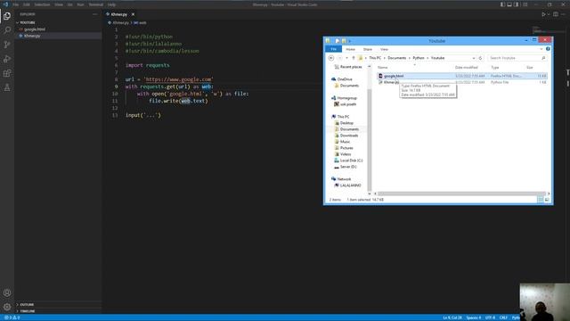 Cambodia (Khmer) Python Lesson 90 Requests (Get) Text & Content смотреть онлайн