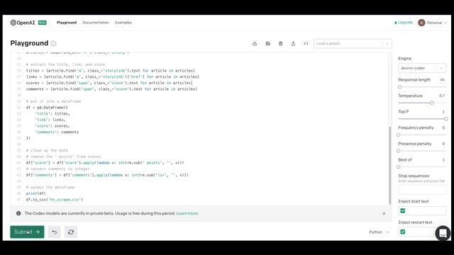 OpenAI Codex - Python Live Demo - Future of AI Coding смотреть онлайн