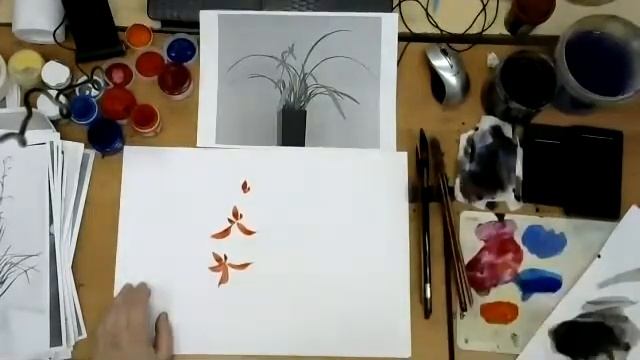 Китайская живопись 06.04 Дикая орхидея