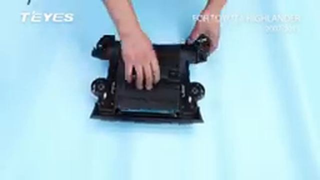Teyes T-PRO Tesla Vertical Screen Head Unit - Installation Video Tutorial For Toyota Highlander смотреть онлайн
