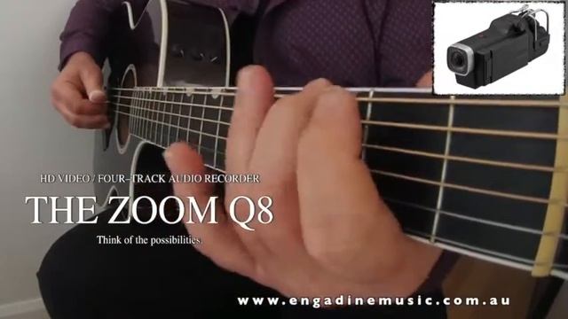 Zoom Q8 Handy Video Recorder Demo With Acoustic Guitar смотреть онлайн