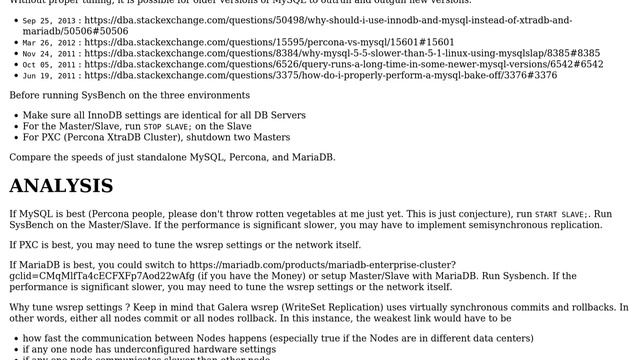 Transaction speed benchmarks for mySQL v5.6 replication - seems very slow (2 Solutions!!) смотреть онлайн