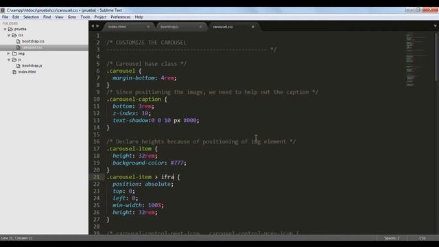 BOOTSTRAP: CREAR CARRUSEL DE VIDEOS YOUTUBE CON BOOTSTRAP смотреть онлайн