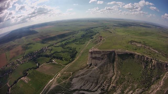 Белая Скала. Крым. Обзорный полёт.