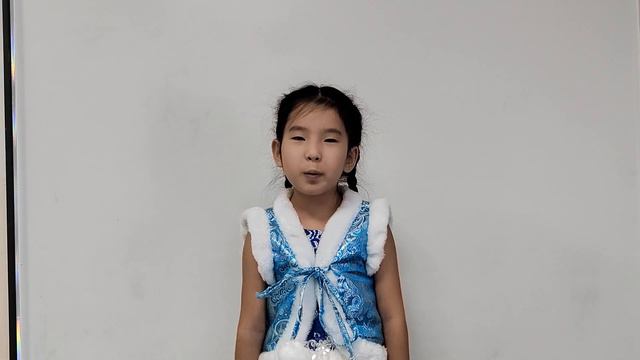 Кириллина Дайаана, 6 лет. Я.Л. Аким "Первый снег" смотреть онлайн