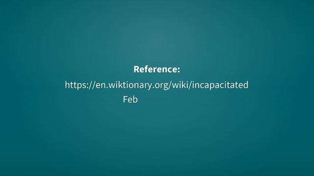 Incapacitated | Definition of incapacitated 📖 📖 📖 смотреть онлайн