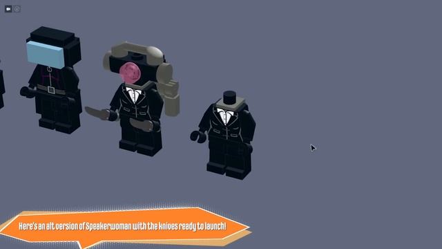 Skibidi Toilet LEGO: Building Speakerwoman, Camerawoman, And TV Woman Minifigs