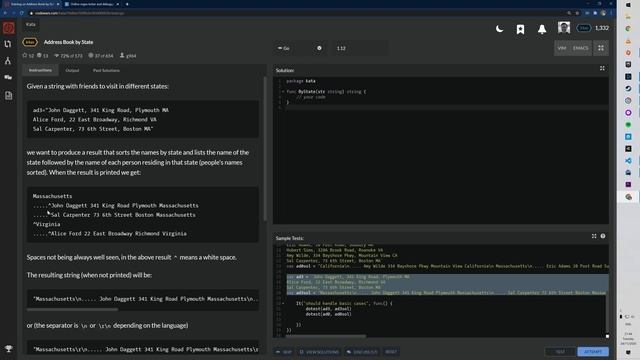 [Golang] Live coding - Address book problem смотреть онлайн