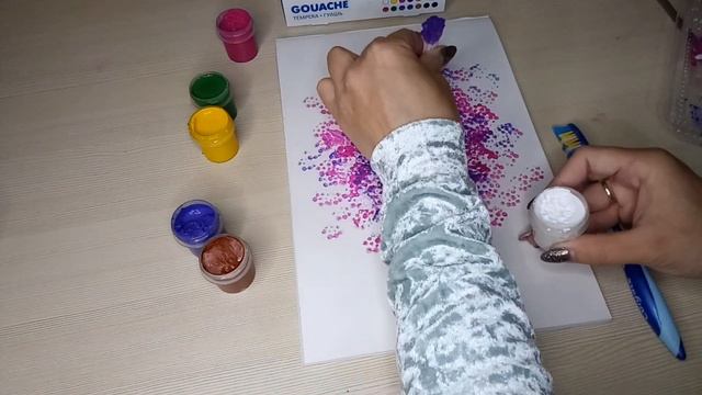 Как нарисовать цветущее дерево? Легко! смотреть онлайн