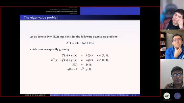 Shirshendu Chowdhury: Boundary Null-Controllability of 1D Linearized Compressible Navier-Stokes Sys смотреть онлайн