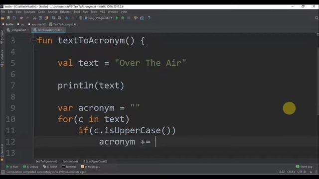 text to acronym in kotlin смотреть онлайн