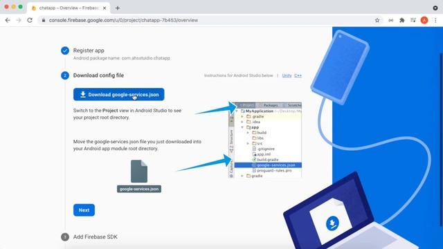 How to setup firebase in flutter || chat app #1 смотреть онлайн