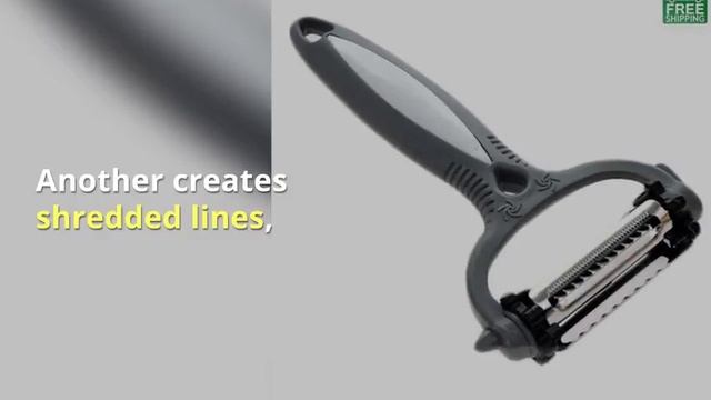 3 in 1 Rotating Design Peeler Create Fun Shapes with Ease смотреть онлайн