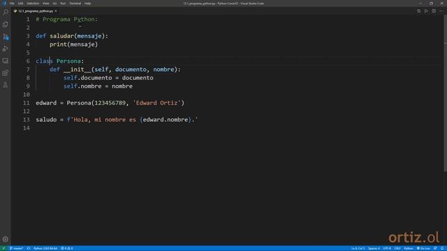 Python Curso V2: 271 Ejecución Lineal de un Programa Python - Sin Punto de Entrada смотреть онлайн