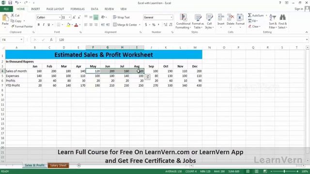 What is Status Bar in Excel & Change Status Bar in MS Excel? Tutorial Video in Hindi | LearnVern смотреть онлайн