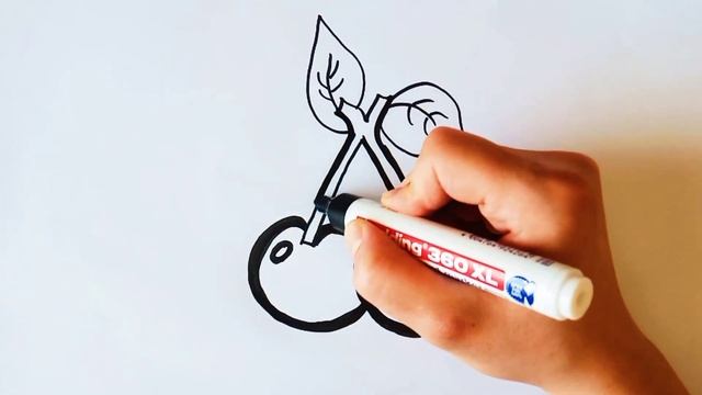 How to draw cherry | Como dibujar cereza | как нарисовать вишню смотреть онлайн