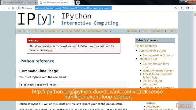 Learning IPython Interactive Computing Data Visualization : Choosing Plot Backend | packtpub.com смотреть онлайн