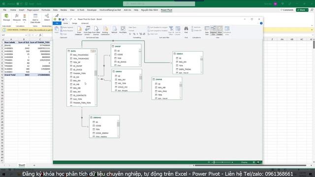 Học POWER PIVOT - Bài 1: Nhập môn sử dụng Power pivot xử lý phân tích dữ liệu trên Excel смотреть онлайн