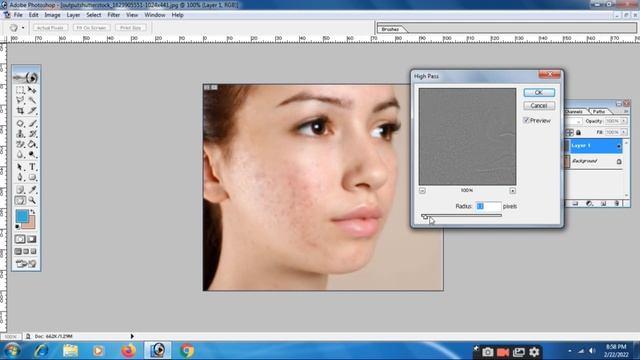 how to face cleaning in adobe Photoshop 7.0 смотреть онлайн
