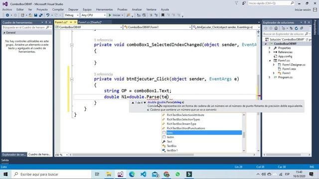 Uso de ComboBox con OPB y Windows Form смотреть онлайн