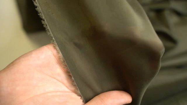 Ткань подкладочная стрейч (хаки) 80% вискоза, 15% ацетат, 5% эластан смотреть онлайн