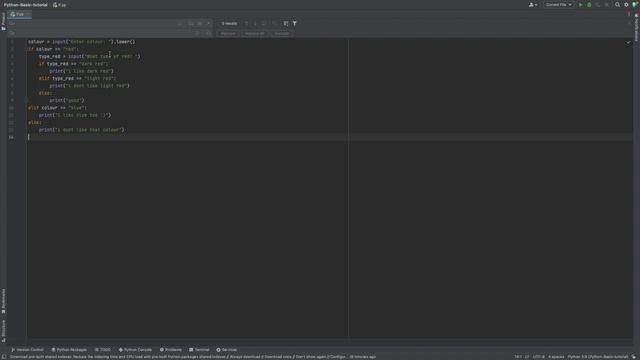 Nested If Statements in Python смотреть онлайн