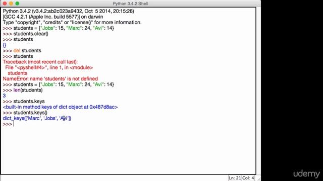 Basic Data Types in Python: 008 Dictionary Functions смотреть онлайн