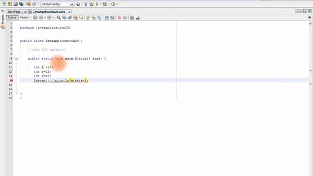 AND operator in Java @fanacode смотреть онлайн