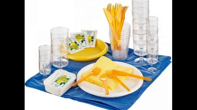 купить набор одноразовой посуды для пикника в Ростове